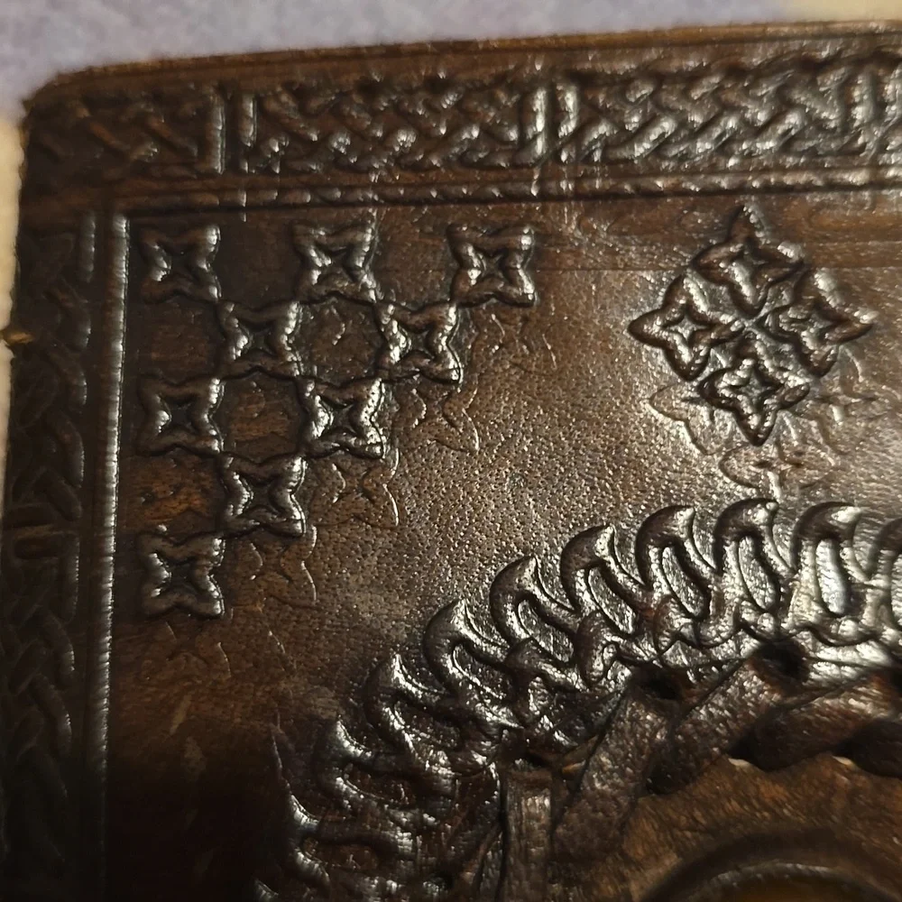 EARTHBOUND brown embossed